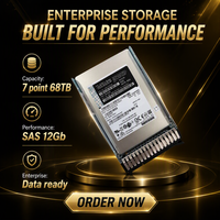 4XB7A14176 7.68TB SAS 12Gb/s SSD Server Enterprise 2.5 Inch Hot Swap Solid State Drive SFF untuk Pusat Data