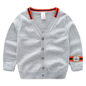 Nouvelles idées de produits : Pull tendance pour petits garçons, col en V, tricoté, disponible sur les achats en ligne en Chine - Product Image 2