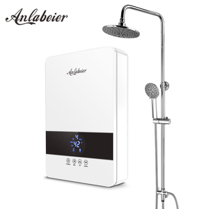 Chauffe-eau électrique instantané 3500W mural avec commande tactile, écran LED et protection contre la surchauffe, 220V pour usage domestique - Product Image 1