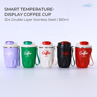 Mug intelligent en acier inoxydable 304 avec affichage de la température, tasse à café à double paroi sous vide pour la maison, le bureau et le quotidien