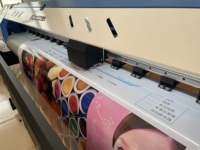 Impresora de Etiquetas de Inyección de Tinta para Pequeñas Empresas CRYSTEK, Cabezal XP600, Impresora Digital Flexible de 1.8 m