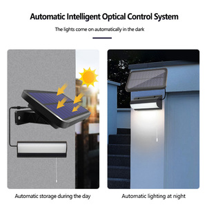 مصباح شمسي خارجي صغير مقاوم للماء IP65 مع مفتاح سحب ومصدر إضاءة LED للحدائق والمخازن - Product Image 3