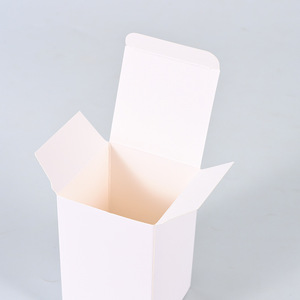 Caja de cartón plegable blanca de 300 g/m², caja de embalaje con logotipo personalizable para caja sorpresa, caja de papel pequeña, origen Wenzhou, YZX-01 - Product Image 3
