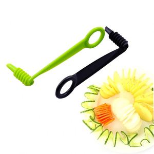 K648 Coupe-légumes manuel en spirale en plastique PP pour pommes de terre, carottes, concombres, couteau en spirale, outils de cuisine - Product Image 5