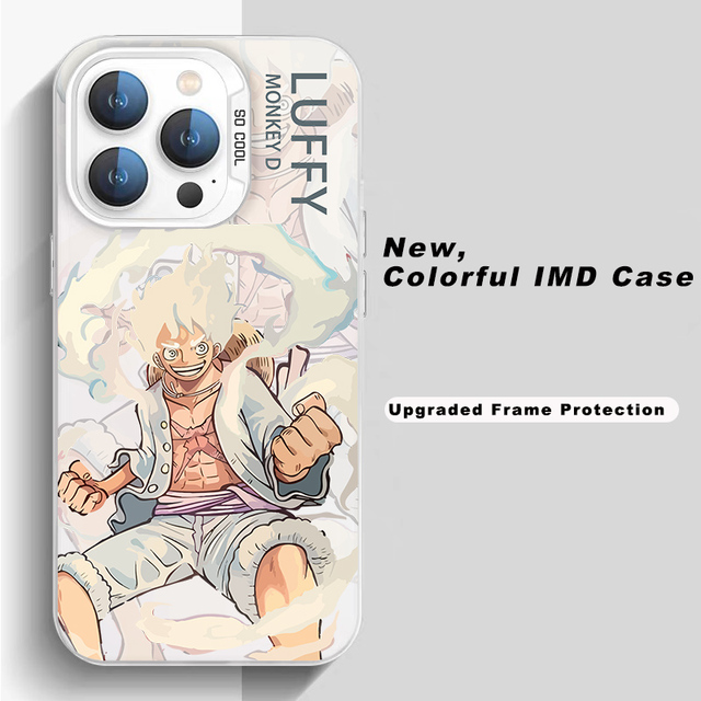 2023 Custom Logo OEM ODM Gear5 Luffy Sublimation Phone Case for Apple iPhone 15 Pro Max 14 13 12 11 Plus