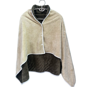 Miqijia Serviette <span class=keywords><strong>de</strong></span> <span class=keywords><strong>Bain</strong></span> Chaude et Épaisse en Polaire Corail Couleur Unie Séchage Rapide <span class=keywords><strong>pour</strong></span> Femme <span class=keywords><strong>Adulte</strong></span>, Châle Portable <span class=keywords><strong>pour</strong></span> la Maison et le Bureau - Product Image 5