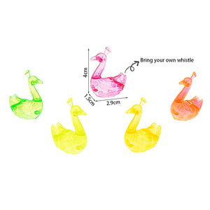 Sifflets en forme de petit cygne pour enfants, mini-jouets de cheering, pour petits cadeaux, capsules de 45 mm, vente en gros - Product Image 2