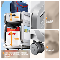 Xinhang support de stockage mobile pour livres support de stockage de chariot peu encombrant support de stockage de livres ménagers multicouche avec roues