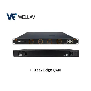 Wellav IFQ332 זול IPQAM קצה 32 64 QAM IP אפנון עם CAS ערבול תכונה זריז rf אפנון