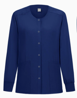 Ensemble de blouses médicales sur mesure en gros, haut à manches longues et pantalon droit, uniformes pour médecins et infirmières 82028