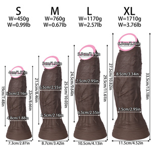 Népal Super grand <span class=keywords><strong>gode</strong></span> pénis Silicone liquide <span class=keywords><strong>Double</strong></span> dureté Simulation jouets sexuels pour adultes <span class=keywords><strong>gode</strong></span> marron <span class=keywords><strong>gros</strong></span> <span class=keywords><strong>gode</strong></span> jouet sexuel poupée sexuelle - Product Image 6