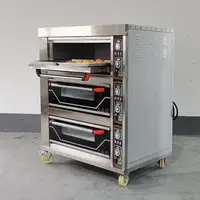 Equipamento da padaria comercial 3 9 decks máquinas de lanche bandejas forno elétrico de cozimento forno de padaria pão