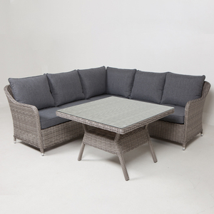 Leisure Modern Portable Corner Set 4pcs for Villa Courtyard & Park Use - Product Image 3