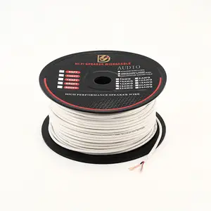 كابل 150 قدم 16 Awg ثنائي النواة 3 نواة 4 أسلاك مكبر صوت أكسجين خالي نحاس دائري كابل مكبر صوت للمسرح المنزلي صوت السيارة