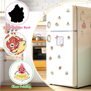 16 Imanes Divertidos para Refrigerador con Forma de Hada, Imanes Personalizados con Temática, Adhesivos Magnéticos Divertidos y Motivacionales, Decoración para Pizarra Blanca - Product Image 3
