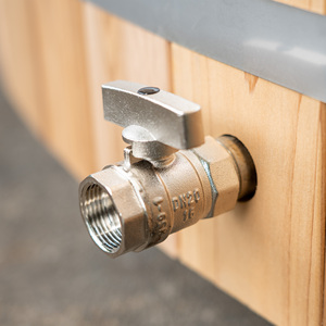 Baignoire autoportante en bois pour bain froid, utilisable en intérieur et en extérieur, tout-en-un. - Product Image 4