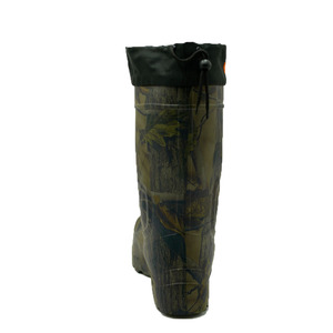 Botas de lluvia de seguridad verdes a prueba de pinchazos con punta de acero resistentes a los álcalis y ácidos impermeables antideslizantes - Product Image 4