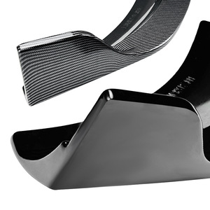 Mercedes-Benz V-Class W447 V260 AMG Line Front Corner Deflector Piano Black Carbon Fiber Texture Adhesive Weather Shield - Product Image 5