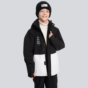 Conjunto de Traje de Esquí para Niños Kuangjian, Chaqueta y Pantalones de Esquí Impermeables con Acolchado Térmico de 20.000 mm para Niños y Niñas - Product Image 4