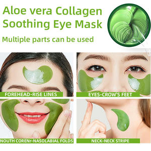 Mascarilla de Ojos Calmante de Marca Privada OEM, Antiarrugas, Ojeras, Hidratante, Aloe Vera, Colágeno - Product Image 4