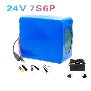 BIXELL 18650 3350mAh <span class=keywords><strong>7S6P</strong></span> 20AH 리튬 이온 원통형 배터리 팩 PCM 밸런스 충전 1000회 사이클 교육용 로봇 - Product Image 2