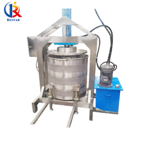 Hydraulische zware koude persmachine voor ananas, honing, kokosnoot, granaatappel en ander fruit (50L~500L) voor commercieel gebruik
