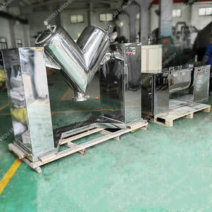 高效v型混合硬脂酸锌滑石钾明矾粉末混合混合机 - Product Image 3