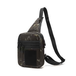 Bolso Bandolera Táctico Vintage Unisex con Correa de Hombro Desmontable, Sistema Molle Oculto, Riñonera EDC Antirrobo con Cremallera - Product Image 4