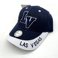 Gorra de Béisbol Azul con Bordado 3D de Diseño, Dos Tonos, Transpirable, de 6 Paneles, de Algodón, para Deportes, Verano, Personalizada