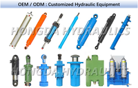 Actionneur hydraulique Cylindre de levage Double effet 150 tonnes 120 tonnes Chromé dur Haute pression Emballage de presse