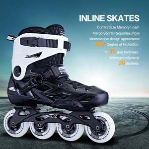 Professionale with Black Hardboots bambini adulti Pu ruote lampeggianti <span class=keywords><strong>pattini</strong></span> <span class=keywords><strong>a</strong></span> <span class=keywords><strong>rotelle</strong></span> in linea - Product Image 5