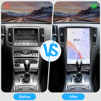 Radio con Pantalla Tesla de 14.5 Pulgadas NaviHua para Infiniti G25 G37 2007-2019, Navegación Automática, Carplay, Unidad Principal, Monitor, Actualización