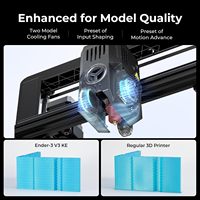 Impresora 3D Ender 3 V3 KE 220X220X250 mm FDM de Alta Velocidad con Nivelación Automática y Plataforma Caliente de Vidrio Templado AC 110-220V