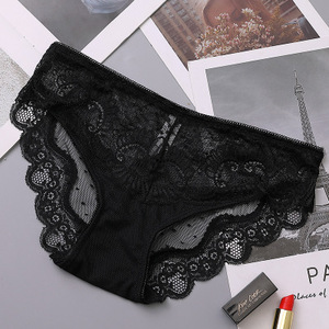 Hot Sale Sexy Lace <strong>Panties</strong> <strong>Dirty</strong> Mature Blue Women Lace Lingerie Underwear for Women - Product Image 2