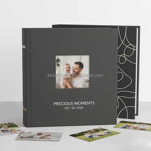 Tùy chỉnh đám cưới gia đình khách bé bộ nhớ cuốn sách Linen Polaroid tự dính Album ảnh tham gia và kỷ niệm sổ lưu niệm - Product Image 6