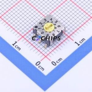 SHAR-10S Rotary Encoder Switch SMD Switch ( Number of Detents: 10 )( Encoding Type: True Code )( Operating Temperature: ) - Product Image 1