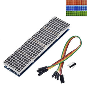 Módulo de celosía MAX7219 Módulo de microcontrolador de control Pantalla 4 en 1 con componentes electrónicos de cable 5P - Product Image 6