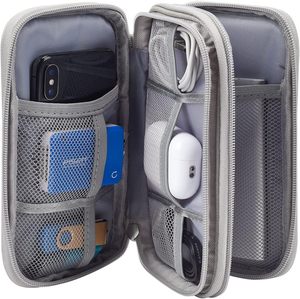 Sac de rangement tout-en-un, portable, étanche, organiseur de câbles de voyage pour accessoires électroniques, double couche, <span class=keywords><strong>chargeur</strong></span> - Product Image 5