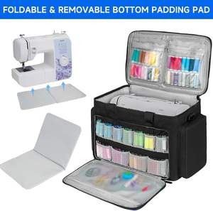 Free sample Large Capacity Universal Portable <b>Sewing</b> <b>Machine</b> Carrying <b>Bag</b> with Double Layers for <b>Sewing</b> Storage - Product Image 2