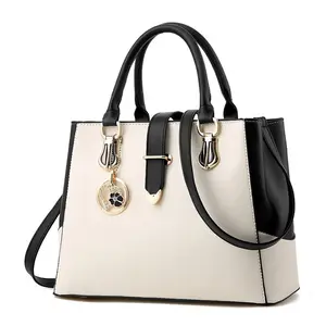 Latest Vintage style ladies Fashion Designer PU faux Leather Tote bags Cross body Handbag for shopping