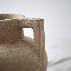 Abi-sabi, accessorio rustico stile retrò <span class=keywords><strong>per</strong></span> la decorazione da giardino, contenitore di fiori secchi, vaso decorativo in terracotta - Product Image 2