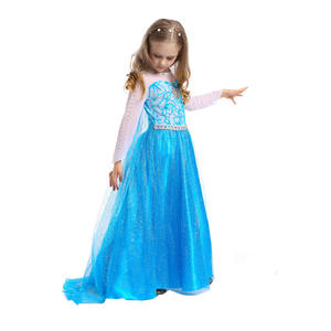 Costume de Princesse pour Filles Robes de Princesse Reine <span class=keywords><strong>des</strong></span> <span class=keywords><strong>Neiges</strong></span> <span class=keywords><strong>Robe</strong></span> de Fête pour Tout-Petits Vêtements de Déguisement pour Petites Filles - Product Image 3