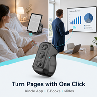 Telecomando ad Anello per Fotocamera per Foto, Selfie, Video, Scorrimento TikTok per Creatori di Contenuti, Accessorio Universale per Smartphone e Tablet