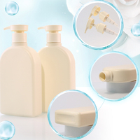 Bouteille étanche carrée en plastique HDPE de 300ml pour liquide de lessive Protection privée pour sous-vêtements Emballage de savon liquide 1L Shampooing