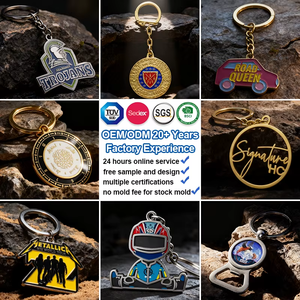 Porte-clés en métal avec logo personnalisé, motif animal mignon, tournesol, fleur de cerisier, pour promotion de cadeaux - Product Image 5