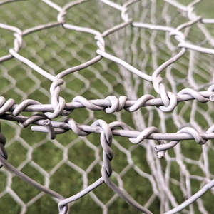 Vendita Diretta dalla Fabbrica: Gabbioni in Rete Metallica Rivestita in PVC 60X80mm, Coperte Gabion Intrecciate 3x1x0,3m - Product Image 2