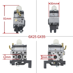 Garansi grosir dapat disesuaikan Carburetor Hon Da GX25 GX35 HHB25 ULT425 mesin pemotong rumput karburator - Product Image 2