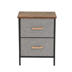 Commode à <span class=keywords><strong>2</strong></span> <span class=keywords><strong>tiroirs</strong></span> en tissu personnalisable, meuble <span class=keywords><strong>de</strong></span> <span class=keywords><strong>rangement</strong></span>, armoire <span class=keywords><strong>de</strong></span> chevet, étagère <span class=keywords><strong>de</strong></span> <span class=keywords><strong>rangement</strong></span>, table <span class=keywords><strong>de</strong></span> nuit minimaliste - Product Image 5