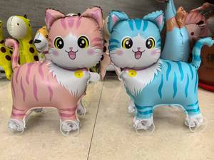 <span class=keywords><strong>Palloncini</strong></span> in Foil a Forma di Animali Carini <span class=keywords><strong>con</strong></span> Ruote e Corde, Elefante, Unicorno, Leone, Cane, Gatto, <span class=keywords><strong>Coniglio</strong></span>, <span class=keywords><strong>Palloncini</strong></span> in Foil per Bambini - Product Image 4