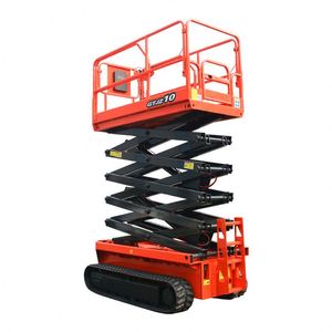 Nouvelle table élévatrice à ciseaux sur chenilles en acier de 8m plate-forme hydraulique mobile pour usage domestique vente au détail et hôtels pour Terrian rugueux - Product Image 3